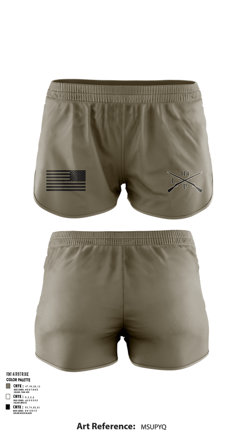 Ranger Panties, D-co 1-114th, Army, Teamtime, Team time, sublimation, custom sports apparel, team uniforms, spirit wear, spiritwear, sports uniforms, custom shirts, team store, custom team store, fundraiser sports, apparel fundraiser