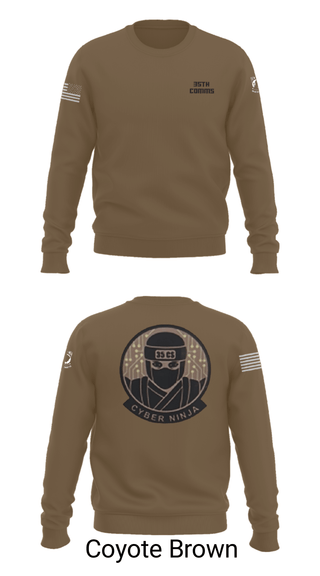 Crew Neck Sweatshirt, 35th COMMS, Air Force, Teamtime, Team time, sublimation, custom sports apparel, team uniforms, spirit wear, spiritwear, sports uniforms, custom shirts, team store, custom team store, fundraiser sports, apparel fundraiser