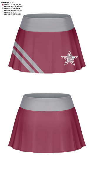 Skort, Madison County High School Cheer, Cheer, Teamtime, Team time, sublimation, custom sports apparel, team uniforms, spirit wear, spiritwear, sports uniforms, custom shirts, team store, custom team store, fundraiser sports, apparel fundraiser