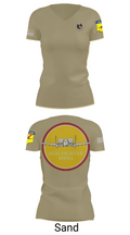 442D FW 35089467 Women's Short Sleeve V-neck Shirt - 88