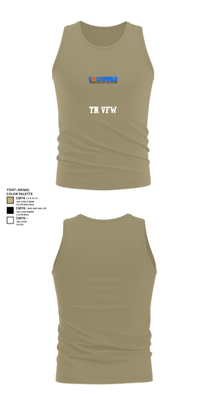 Tank Top, TN VFW, Army, Teamtime, Team time, sublimation, custom sports apparel, team uniforms, spirit wear, spiritwear, sports uniforms, custom shirts, team store, custom team store, fundraiser sports, apparel fundraiser
