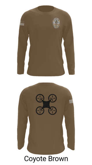 Long Sleeve Performance Shirt, UAS Pilot, Police, Teamtime, Team time, sublimation, custom sports apparel, team uniforms, spirit wear, spiritwear, sports uniforms, custom shirts, team store, custom team store, fundraiser sports, apparel fundraiser
