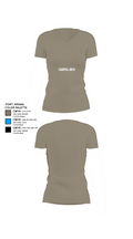 CARTEL 60'S 31963568 Women's Short Sleeve V-neck Shirt - 64