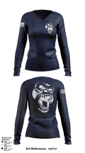 USS CARL VINSON 40544561 Women's Long Sleeve V-neck Shirt -1 124