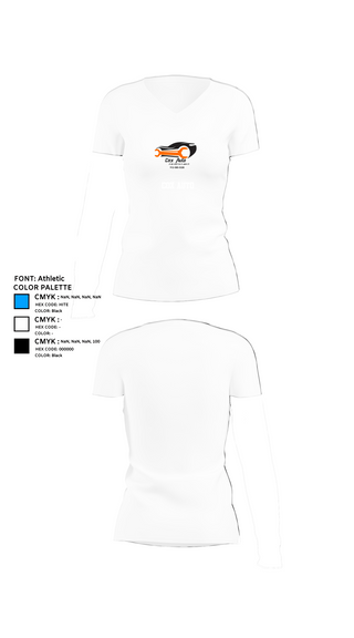 Womens Short Sleeve Vneck Shirt, Cox Auto, , Teamtime, Team time, sublimation, custom sports apparel, team uniforms, spirit wear, spiritwear, sports uniforms, custom shirts, team store, custom team store, fundraiser sports, apparel fundraiser