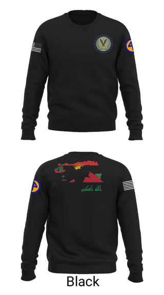 Crew Neck Sweatshirt, 44th ICBT, National Guard, Teamtime, Team time, sublimation, custom sports apparel, team uniforms, spirit wear, spiritwear, sports uniforms, custom shirts, team store, custom team store, fundraiser sports, apparel fundraiser