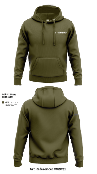 Hoodie, 1/623rd FAR1-623D FAR, National Guard, Teamtime, Team time, sublimation, custom sports apparel, team uniforms, spirit wear, spiritwear, sports uniforms, custom shirts, team store, custom team store, fundraiser sports, apparel fundraiser