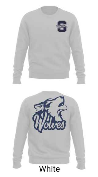 Crew Neck Sweatshirt, Shawnee Middle School Cheer, Cheer, Teamtime, Team time, sublimation, custom sports apparel, team uniforms, spirit wear, spiritwear, sports uniforms, custom shirts, team store, custom team store, fundraiser sports, apparel fundraiser