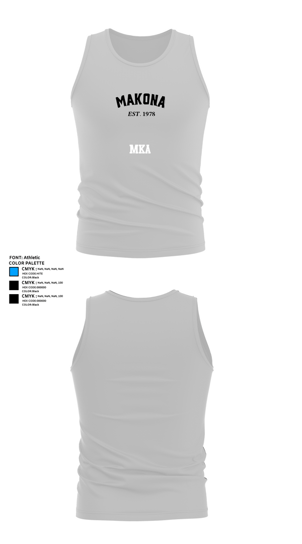 Tank Top, MKA, E-Sports, Teamtime, Team time, sublimation, custom sports apparel, team uniforms, spirit wear, spiritwear, sports uniforms, custom shirts, team store, custom team store, fundraiser sports, apparel fundraiser