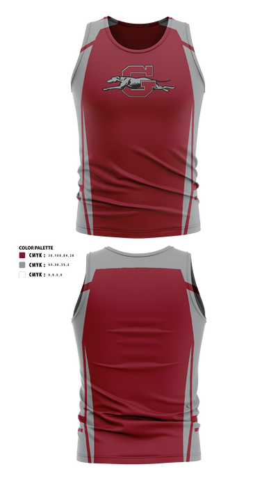 Grandview High School Cross Country 94143685 Tank Top - 40