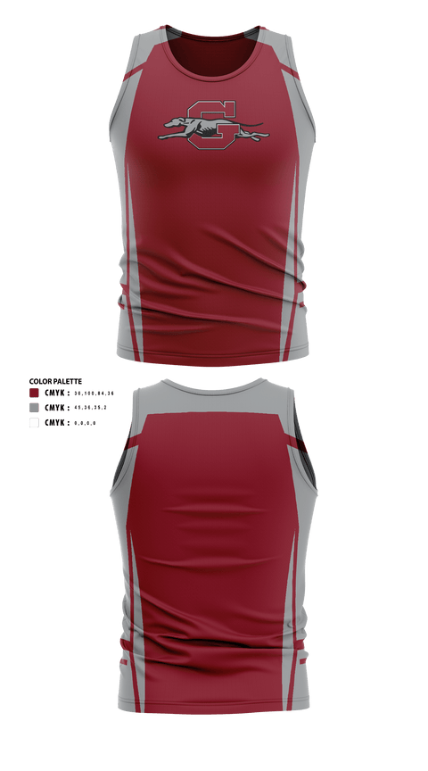 Tank Top, Grandview High School Cross Country, Cross Country, Teamtime, Team time, sublimation, custom sports apparel, team uniforms, spirit wear, spiritwear, sports uniforms, custom shirts, team store, custom team store, fundraiser sports, apparel fundraiser