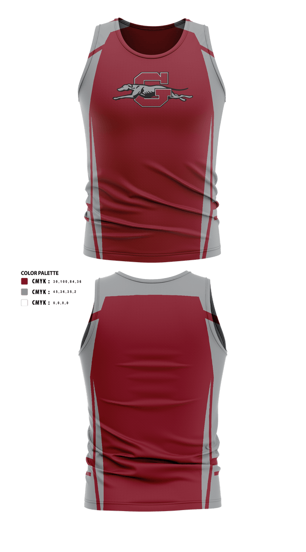 Tank Top, Grandview High School Cross Country, Cross Country, Teamtime, Team time, sublimation, custom sports apparel, team uniforms, spirit wear, spiritwear, sports uniforms, custom shirts, team store, custom team store, fundraiser sports, apparel fundraiser