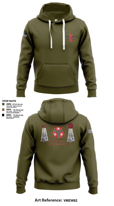 q trp 4/278th 42866312 Hoodie - 4