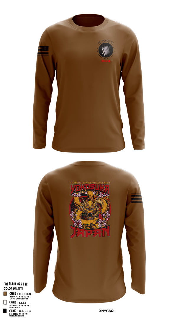 Long Sleeve Performance Shirt, Transactional Service Center Yokosuka, Navy, Teamtime, Team time, sublimation, custom sports apparel, team uniforms, spirit wear, spiritwear, sports uniforms, custom shirts, team store, custom team store, fundraiser sports, apparel fundraiser