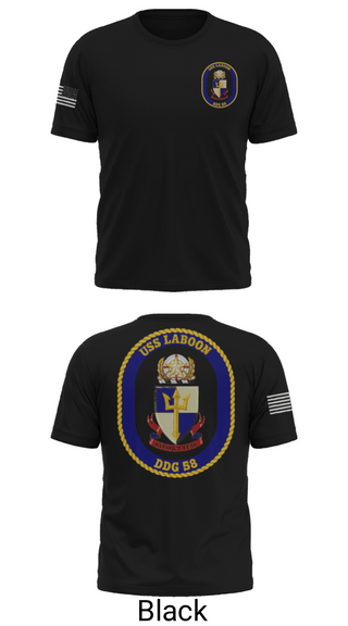 Short Sleeve Performance Shirt, USS LABOON - DDG 58, Navy, Teamtime, Team time, sublimation, custom sports apparel, team uniforms, spirit wear, spiritwear, sports uniforms, custom shirts, team store, custom team store, fundraiser sports, apparel fundraiser