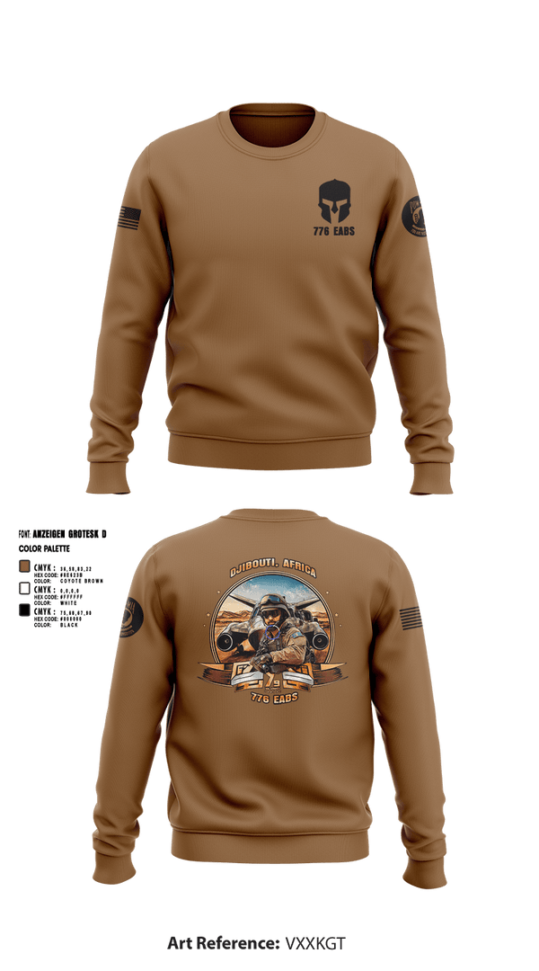 Crew Neck Sweatshirt, 776 EABS, Air Force, Teamtime, Team time, sublimation, custom sports apparel, team uniforms, spirit wear, spiritwear, sports uniforms, custom shirts, team store, custom team store, fundraiser sports, apparel fundraiser