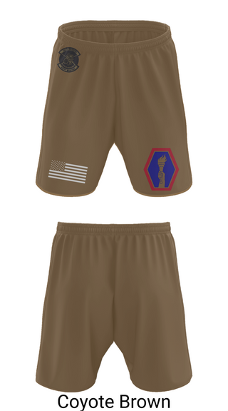 Athletic Shorts With Pockets, 100th Battalion 442nd Infantry Delta dragons, Army, Teamtime, Team time, sublimation, custom sports apparel, team uniforms, spirit wear, spiritwear, sports uniforms, custom shirts, team store, custom team store, fundraiser sports, apparel fundraiser