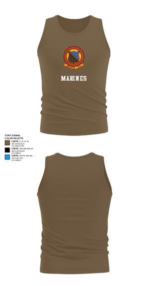 Tank Top, MACS 24 ATC Detachment A, Marines, Teamtime, Team time, sublimation, custom sports apparel, team uniforms, spirit wear, spiritwear, sports uniforms, custom shirts, team store, custom team store, fundraiser sports, apparel fundraiser