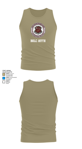 Tank Top, BOLC 187TH, Army, Teamtime, Team time, sublimation, custom sports apparel, team uniforms, spirit wear, spiritwear, sports uniforms, custom shirts, team store, custom team store, fundraiser sports, apparel fundraiser
