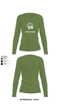 978th MP Comapny 22657542 Women's Long Sleeve V-neck Shirt - 42
