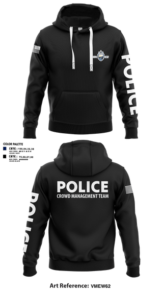 Hoodie, Fargo PD CMT, Police, Teamtime, Team time, sublimation, custom sports apparel, team uniforms, spirit wear, spiritwear, sports uniforms, custom shirts, team store, custom team store, fundraiser sports, apparel fundraiser
