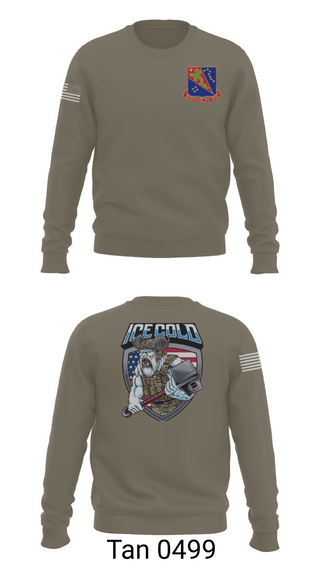 Crew Neck Sweatshirt, BCO, 1163D TFSB, Army, Teamtime, Team time, sublimation, custom sports apparel, team uniforms, spirit wear, spiritwear, sports uniforms, custom shirts, team store, custom team store, fundraiser sports, apparel fundraiser