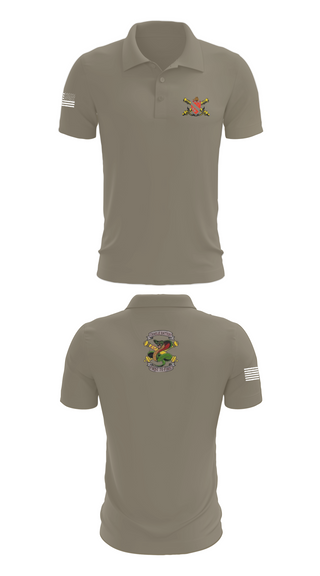 Short Sleeve Performance Polo, 1-7FA Cobra Btry, , Teamtime, Team time, sublimation, custom sports apparel, team uniforms, spirit wear, spiritwear, sports uniforms, custom shirts, team store, custom team store, fundraiser sports, apparel fundraiser