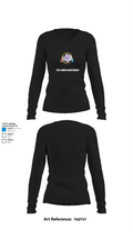 The Sober Bartender 25073901 Women's Long Sleeve V-neck Shirt - 34