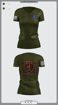3rd combat engineering battalion 19894559 Women's Short Sleeve V-neck Shirt - 1