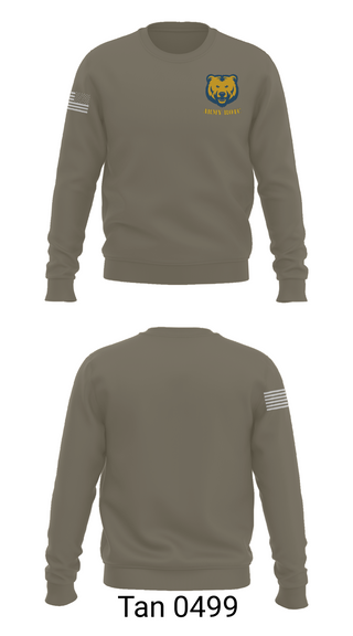 Crew Neck Sweatshirt, UNC BEARS, , Teamtime, Team time, sublimation, custom sports apparel, team uniforms, spirit wear, spiritwear, sports uniforms, custom shirts, team store, custom team store, fundraiser sports, apparel fundraiser