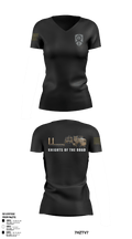 129th Heavy Transport Company 26902985 Women's Short Sleeve V-neck Shirt - 1