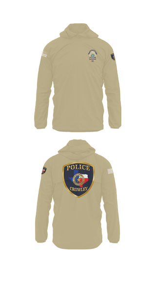 Windbreaker, Crowley Police Department, , Teamtime, Team time, sublimation, custom sports apparel, team uniforms, spirit wear, spiritwear, sports uniforms, custom shirts, team store, custom team store, fundraiser sports, apparel fundraiser
