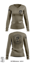 AFJROTC FL-034 58345712 Women's Long Sleeve V-neck Shirt - 117