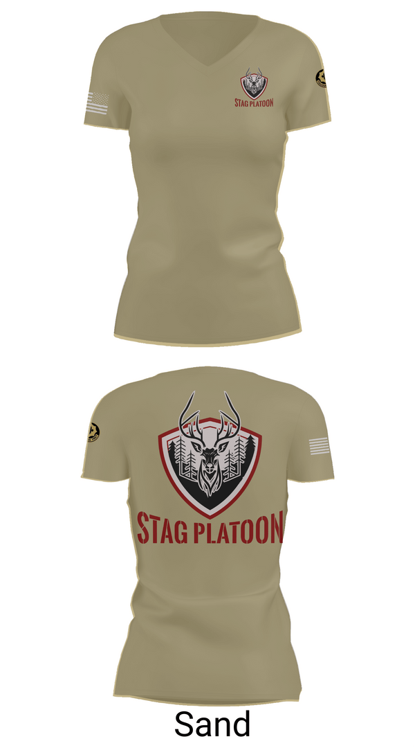Womens Short Sleeve Vneck Shirt, Eagle troop 2/2, Army, Teamtime, Team time, sublimation, custom sports apparel, team uniforms, spirit wear, spiritwear, sports uniforms, custom shirts, team store, custom team store, fundraiser sports, apparel fundraiser