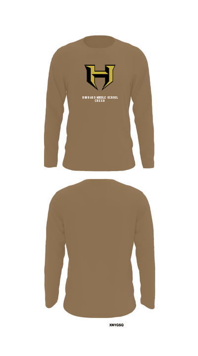 Hubbard Middle School Cheer 37740474 Long Sleeve Performance Shirt - 5