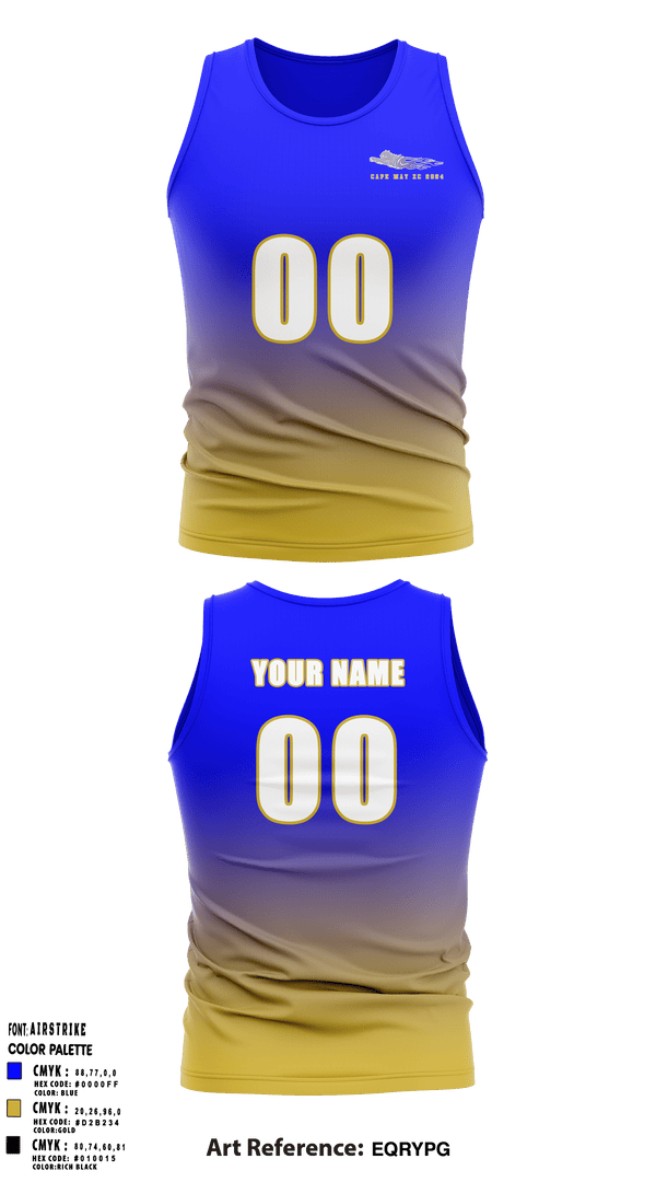 Tank Top, Cape May, Cross Country, Teamtime, Team time, sublimation, custom sports apparel, team uniforms, spirit wear, spiritwear, sports uniforms, custom shirts, team store, custom team store, fundraiser sports, apparel fundraiser