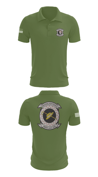 Short Sleeve Performance Polo, VMFA-332 The Moonlighters, Marines, Teamtime, Team time, sublimation, custom sports apparel, team uniforms, spirit wear, spiritwear, sports uniforms, custom shirts, team store, custom team store, fundraiser sports, apparel fundraiser