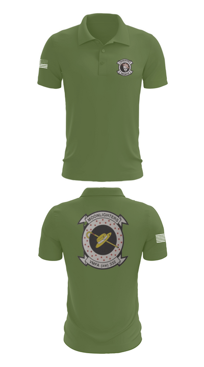 VMFA-332 The Moonlighters 29098342 Short Sleeve Performance Polo - 47