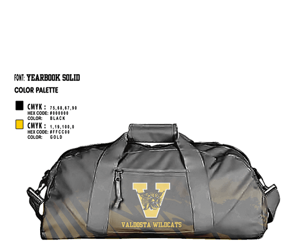 Duffle Bag, Valdosta Wildcats, , Teamtime, Team time, sublimation, custom sports apparel, team uniforms, spirit wear, spiritwear, sports uniforms, custom shirts, team store, custom team store, fundraiser sports, apparel fundraiser