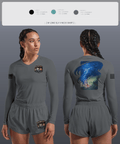198 92873237 Women's Long Sleeve V-neck Shirt -1 16