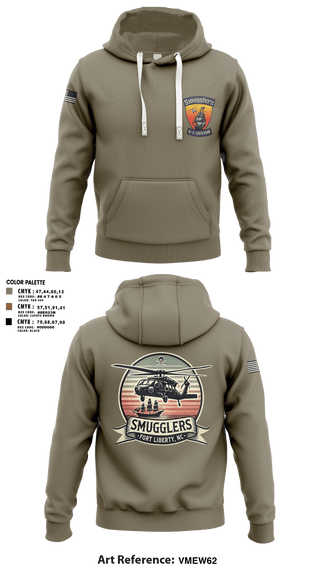 Hoodie, A/2135th GSAB “SMUGGLERS”, Army, Teamtime, Team time, sublimation, custom sports apparel, team uniforms, spirit wear, spiritwear, sports uniforms, custom shirts, team store, custom team store, fundraiser sports, apparel fundraiser