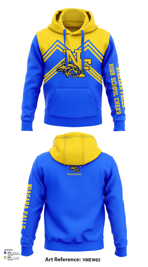 Hoodie, Niagara Falls High School Cheer, Cheer, Teamtime, Team time, sublimation, custom sports apparel, team uniforms, spirit wear, spiritwear, sports uniforms, custom shirts, team store, custom team store, fundraiser sports, apparel fundraiser