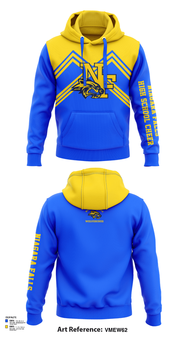 Hoodie, Niagara Falls High School Cheer, Cheer, Teamtime, Team time, sublimation, custom sports apparel, team uniforms, spirit wear, spiritwear, sports uniforms, custom shirts, team store, custom team store, fundraiser sports, apparel fundraiser