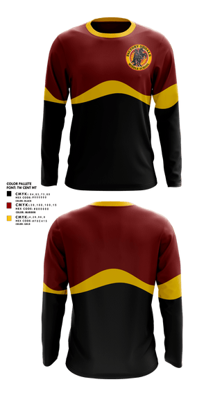 Long Sleeve Performance Shirt, Factory Shoals Knights, Track & Field, Teamtime, Team time, sublimation, custom sports apparel, team uniforms, spirit wear, spiritwear, sports uniforms, custom shirts, team store, custom team store, fundraiser sports, apparel fundraiser