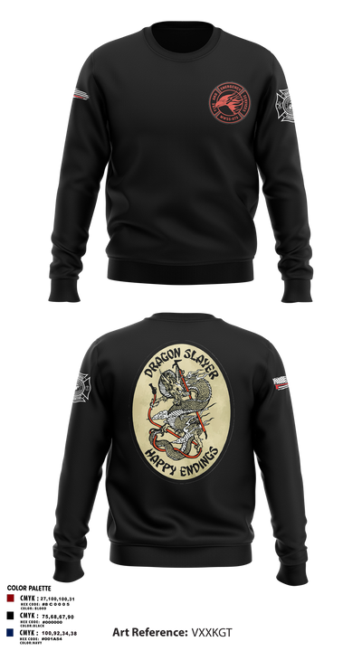 Marine Wing Support Squadron 473 1974878 Crew Neck Sweatshirt - 3