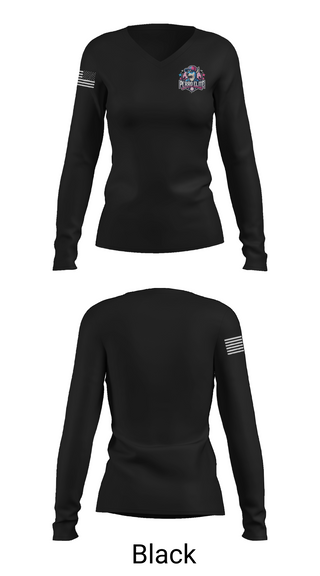 Womens Long Sleeve Vneck Shirt, PERRO ELITE, Baseball, Teamtime, Team time, sublimation, custom sports apparel, team uniforms, spirit wear, spiritwear, sports uniforms, custom shirts, team store, custom team store, fundraiser sports, apparel fundraiser