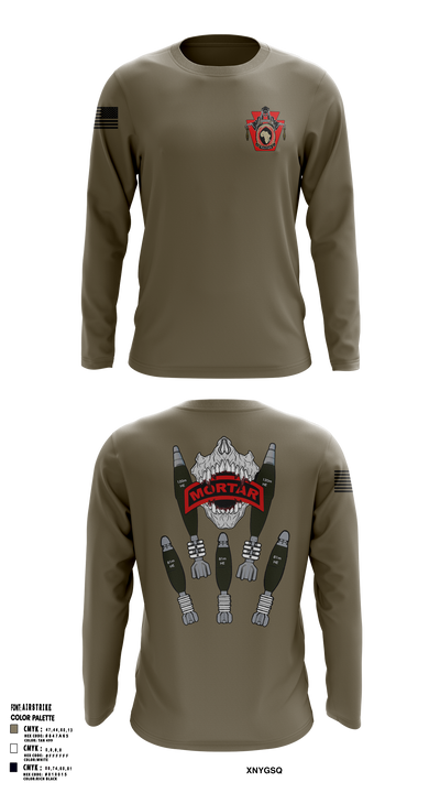 Mortar 1-111 Long Sleeve Performance Shirt 1
