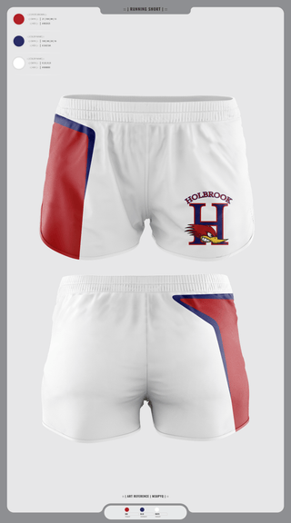 Womens Shorts, Holbrook High School Wrestling, Wrestling, Teamtime, Team time, sublimation, custom sports apparel, team uniforms, spirit wear, spiritwear, sports uniforms, custom shirts, team store, custom team store, fundraiser sports, apparel fundraiser