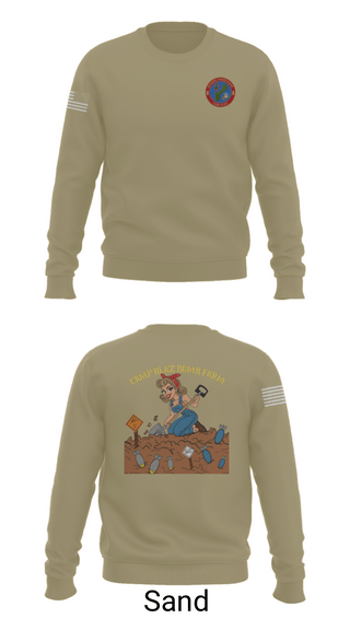 Crew Neck Sweatshirt, MCB Camp Blaz Ordnance, Marines, Teamtime, Team time, sublimation, custom sports apparel, team uniforms, spirit wear, spiritwear, sports uniforms, custom shirts, team store, custom team store, fundraiser sports, apparel fundraiser