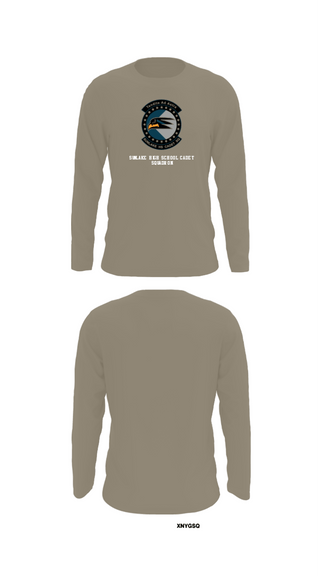Long Sleeve Performance Shirt, Sunlake High School Cadet Squadron, Air Force, Teamtime, Team time, sublimation, custom sports apparel, team uniforms, spirit wear, spiritwear, sports uniforms, custom shirts, team store, custom team store, fundraiser sports, apparel fundraiser
